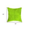18" X 18" X 5" Lime Quattro  Pillow