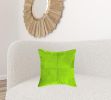 18" X 18" X 5" Lime Quattro  Pillow