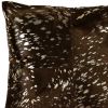 18" X 18" X 5" Gold And Chocolate Quattro  Pillow