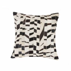 18" X 18" Zebra Cowhide Pillow