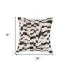 18" X 18" Zebra Cowhide Pillow