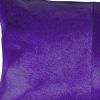 Hand Stitched Purple Natural Cowhide Decorative Lumbar Pillow