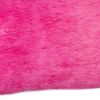 12" X 20" Fuschia Cowhide Throw Pillow
