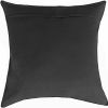 16"X16" Salt And Pepper Black And White Cowhide  Pillow 2 Pack