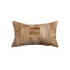 12" X 20" Natural Cowhide Throw Pillow