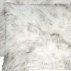 12" X 20" X 5" Gradient Gray Faux  Pillow 2 Pack