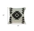 20" X 7" X 20" Southwest Tan Accent Cotton Pillow Cover With Poly Insert