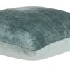 22" X 7" X 22" Transitional Sea Foam Solid Pillow Cover With Poly Insert