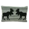 24" X 5" X 16" Lodge Gray Pillow Cover With Poly Insert