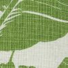 Tropical Green Palm Leaf Design Decorative Accent Pillow