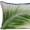 20" X 6" X 14" Cool Tropical Green Pillow Cover With Poly Insert