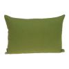 20" X 6" X 14" Tropical Green Cotton Pillow Cover With Poly Insert