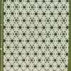 20" X 6" X 14" Tropical Green Cotton Pillow Cover With Poly Insert