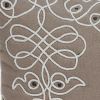20" X 6" X 14" Traditional Tan Pillow Cover With Poly Insert