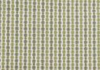18" X 18" Green and White Polyester Striped Zippered Pillow