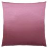 Set of Two 18" Pink Satin Throw Pillows