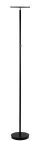 Black Metal Led Touch Floor Lamp