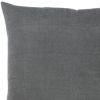 Set of Two 18" Gray Fabric Throw Pillow Covers