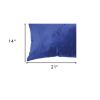 Set of Two 14" X 21" Navy Blue Velvet Lumbar Throw Pillow Covers