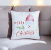 18"X18" Merry Christmas Printed Decorative Throw Pillow Cover