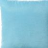 Set Of 2 Aqua Blue Brushed Twill Decorative Throw Pillow Covers