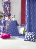 18" Blue Fabric Throw Pillow Cover