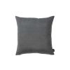 Set of Two 20" Gray Throw Pillow Covers
