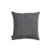 Set of Two 20" Gray Throw Pillow Covers