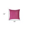 Set of Two 18" Pink Throw Pillow Covers