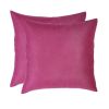 Set of Two 18" Pink Throw Pillow Covers