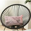 12" X 20" Pink Lumbar Throw Pillow Cover
