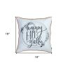 18"X18" Thanksgiving Quote Printed Decorative Throw Pillow Cover