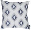 17" Blue and Gray Throw Pillow Cover