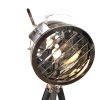 32" X 32" X 67" Stainless Steel  Floor Lamp