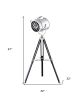 32" X 32" X 67" Stainless Steel  Floor Lamp