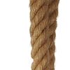 7" X 7" X 43" Rope Two Bulbs  Pendant Lamp