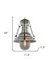 11.5" X 11.5" X 54" Industrial  Pendant Lamp