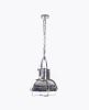 15" X 15" X 66" Large Steel  Pendant Lamp