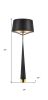 24 X 24 X 67 Black Steel Floor Lamp