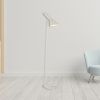 51" White Aluminum Reading Task Floor Light
