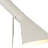 51" White Aluminum Reading Task Floor Light