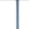 60" Traditional And Trendy Black Metal Floor Lamp With White Shade