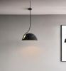 19 X 19 X 40.5 Black Aluminum Pendant Lamp