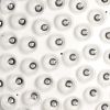 29 X 29 X 7 White Glass Metal Pendant Lamp