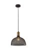 Caged Black Metal Large Ceiling Pendant