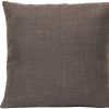 18" Brown Mocha Tweed Throw Pillow