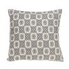16" Gray Cotton Throw Pillow