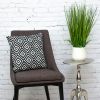 16" Ebony And Ivory Diamonds Throw Pillow