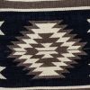 Navy And Brown Aztec Throw Pillow