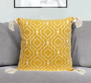 Daffodil Yellow Throw Pillow